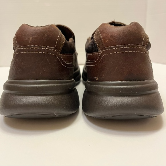 Clarks Bradley Step Men’s Brown Leather Slip-On Shoes Dark – Wholesale_3