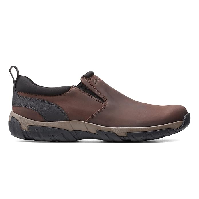 Clarks Men's Grove Step Brown Leather Slip On shoes – Wholesale_6
