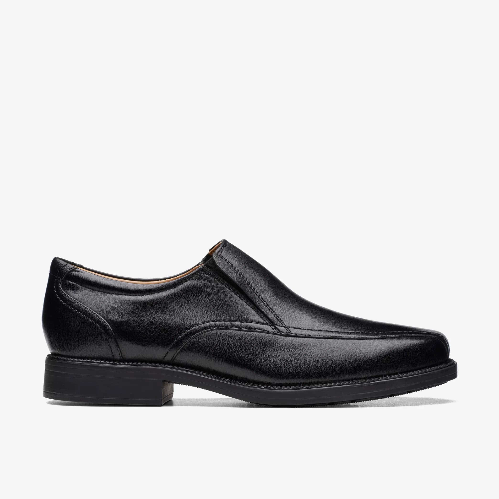 Clarks men's hail tough 'black' shoes slip ons – wholesale