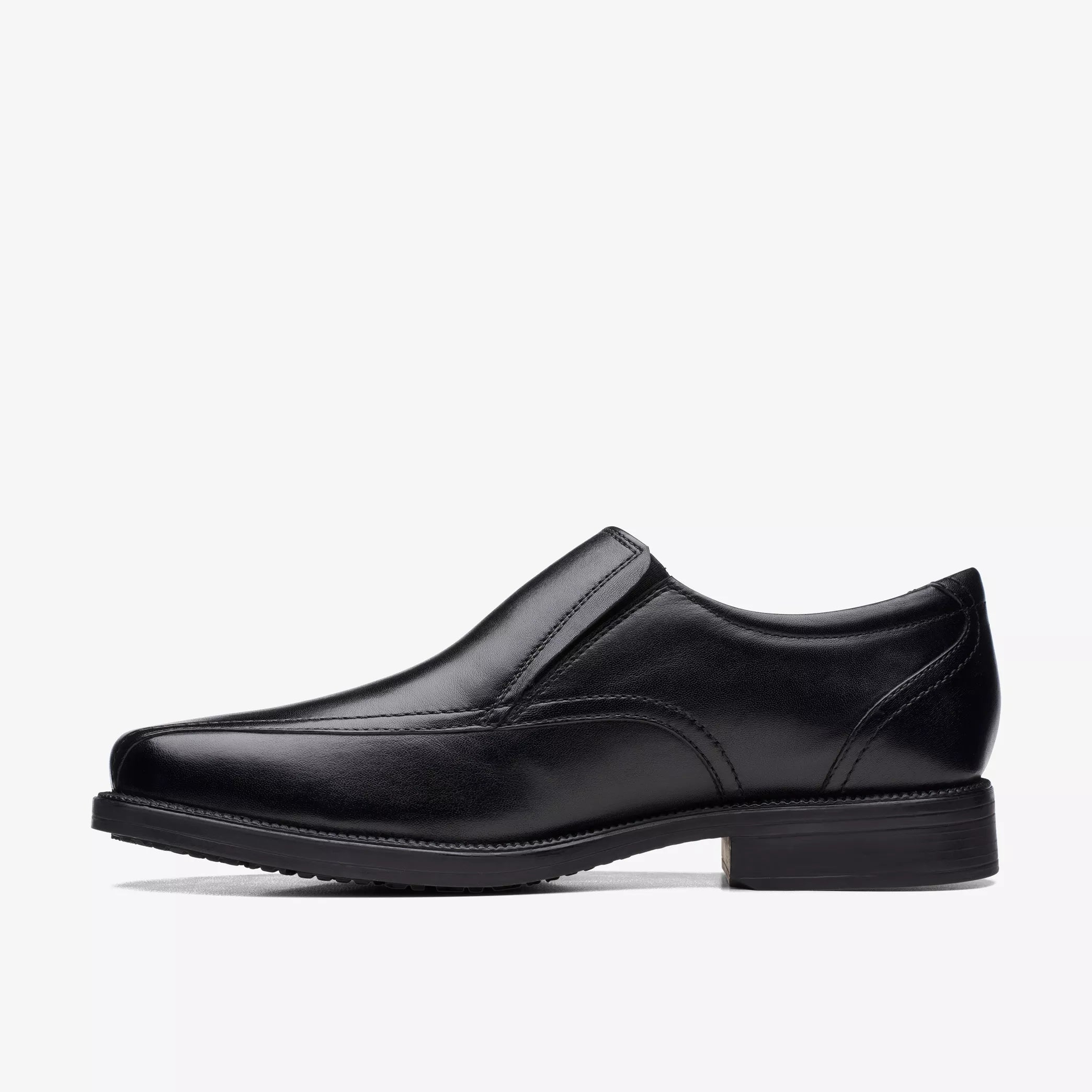 Clarks Men's Hail Tough 'Black' Shoes Slip Ons – Wholesale_3