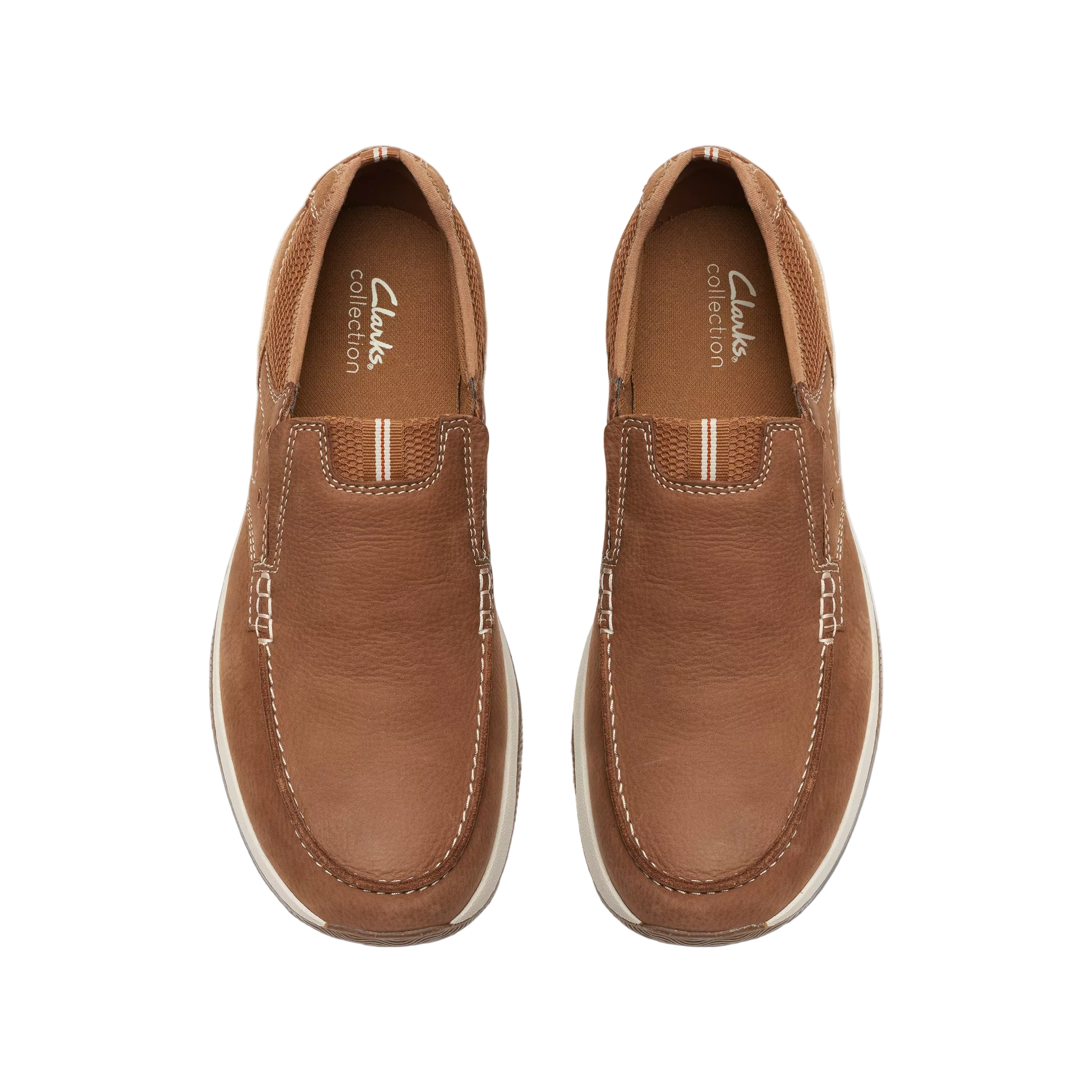 Clarks Sailview Step Men’s Light Tan Nubuck Slip-On Shoes – Wholesale_3