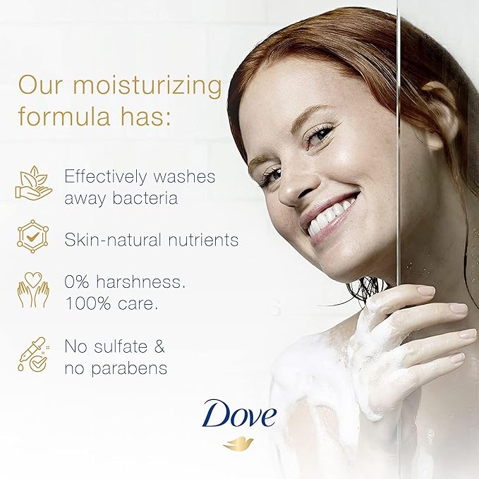 DOVE Refreshing Body Wash, for instant nourishing, Cucumber and Green Tea, No Sulfates or Parabens, 500ml – Wholesale_3