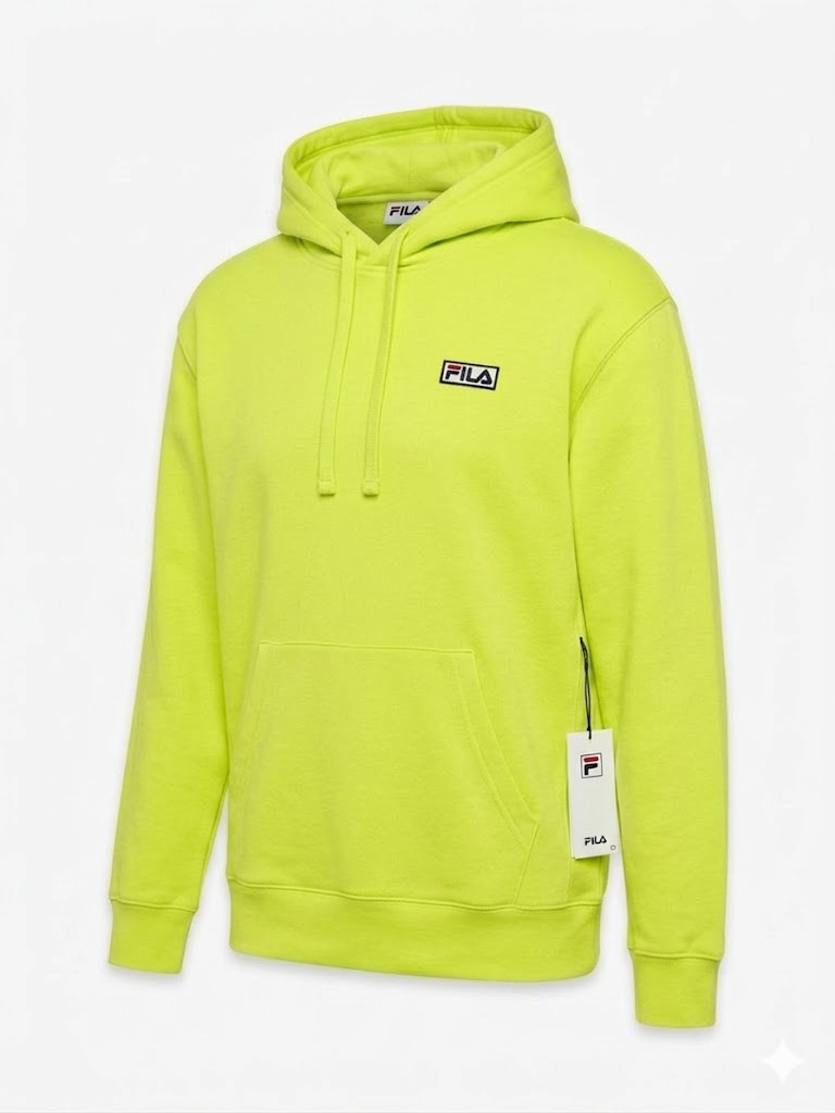 FILA Classic Algot Pullover Hoodie 'Lime Green' – Wholesale_4