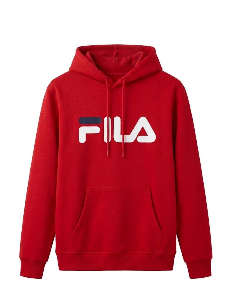Fila Classic Logo Hoodie Men's 'Sport Red' – Wholesale