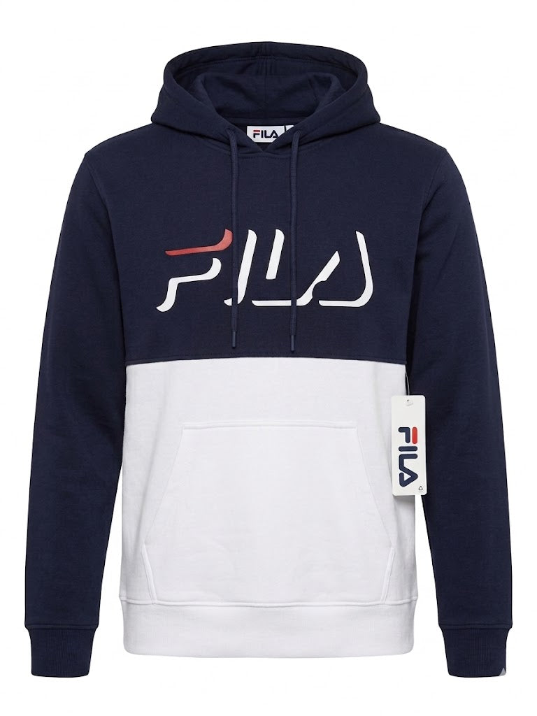 FILA Maeryn 'Navy Blue / White' Graphic Pullover Hoodie – Wholesale