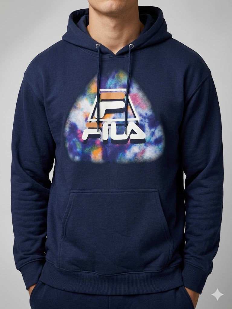 Fila Men's 'Navy Abstract' Tie Dye Hoodie – Wholesale_4