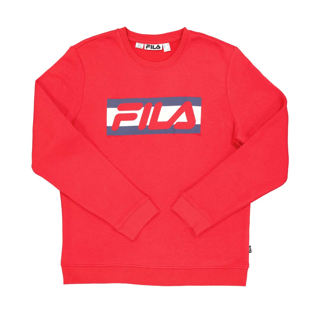 FILA Men's Adlai Long Sleeves Crew 'Red' – Wholesale