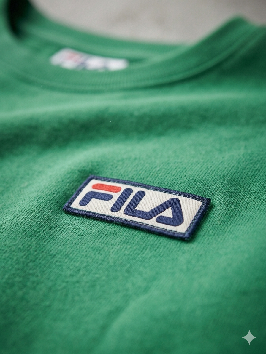 FILA Men's Garran Long Sleeve Crew Sweatshirt 'Heritage Green' – Wholesale_4