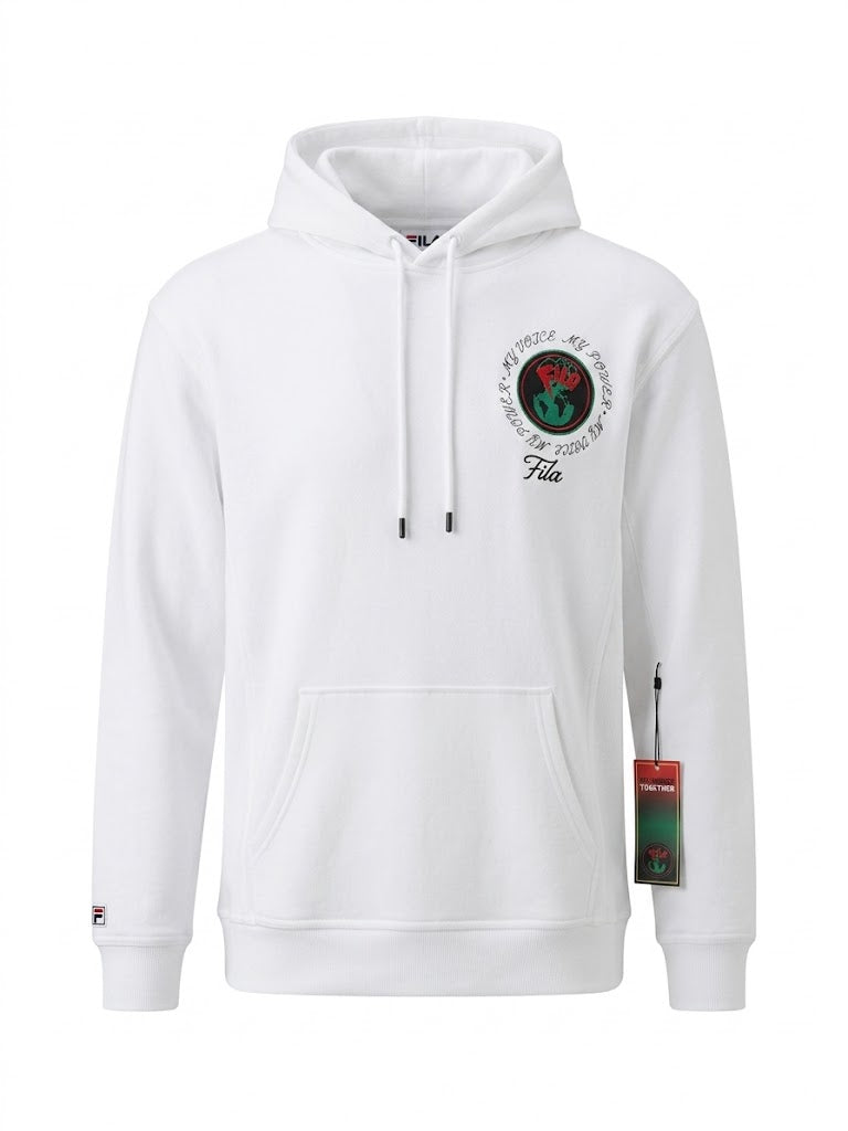 FILA Men's Heritage Graphic Hunt Hoodie 'White' – Wholesale