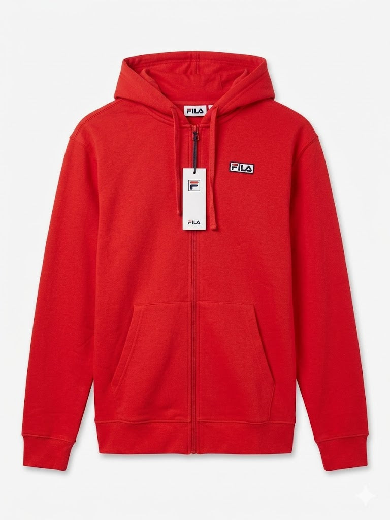 Fila Originals Full-Zip Hoodie 'Red' – Wholesale