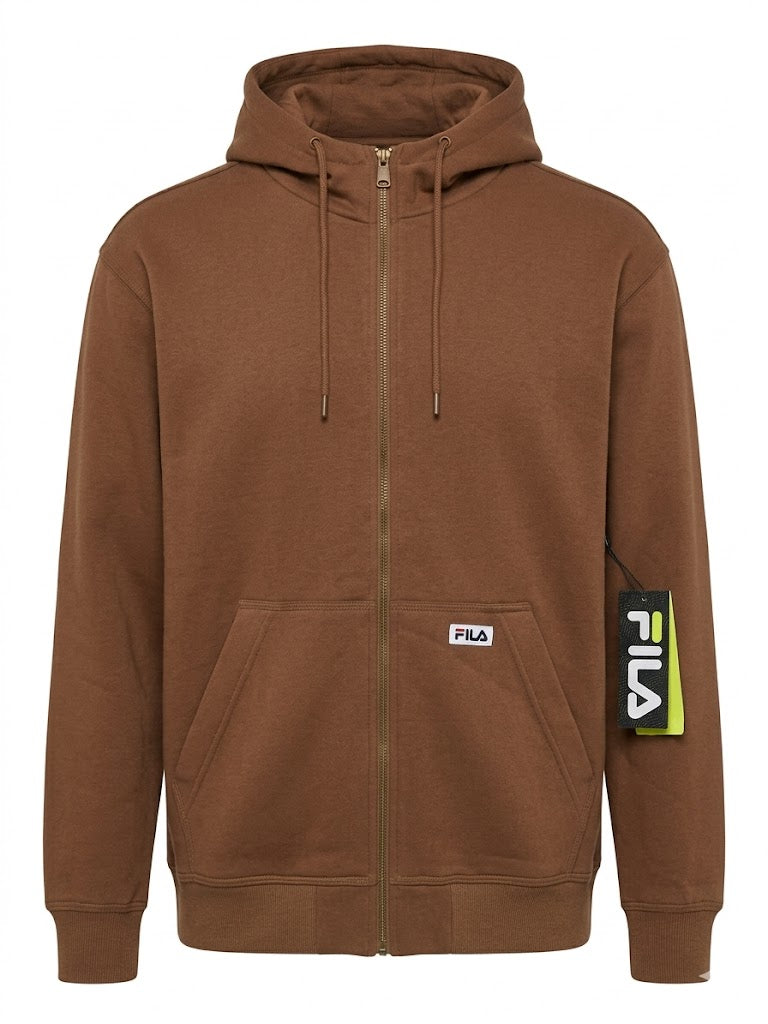 FILA Sherpa Lind Full-Zip Hoodie 'Coffee Brown' – Wholesale