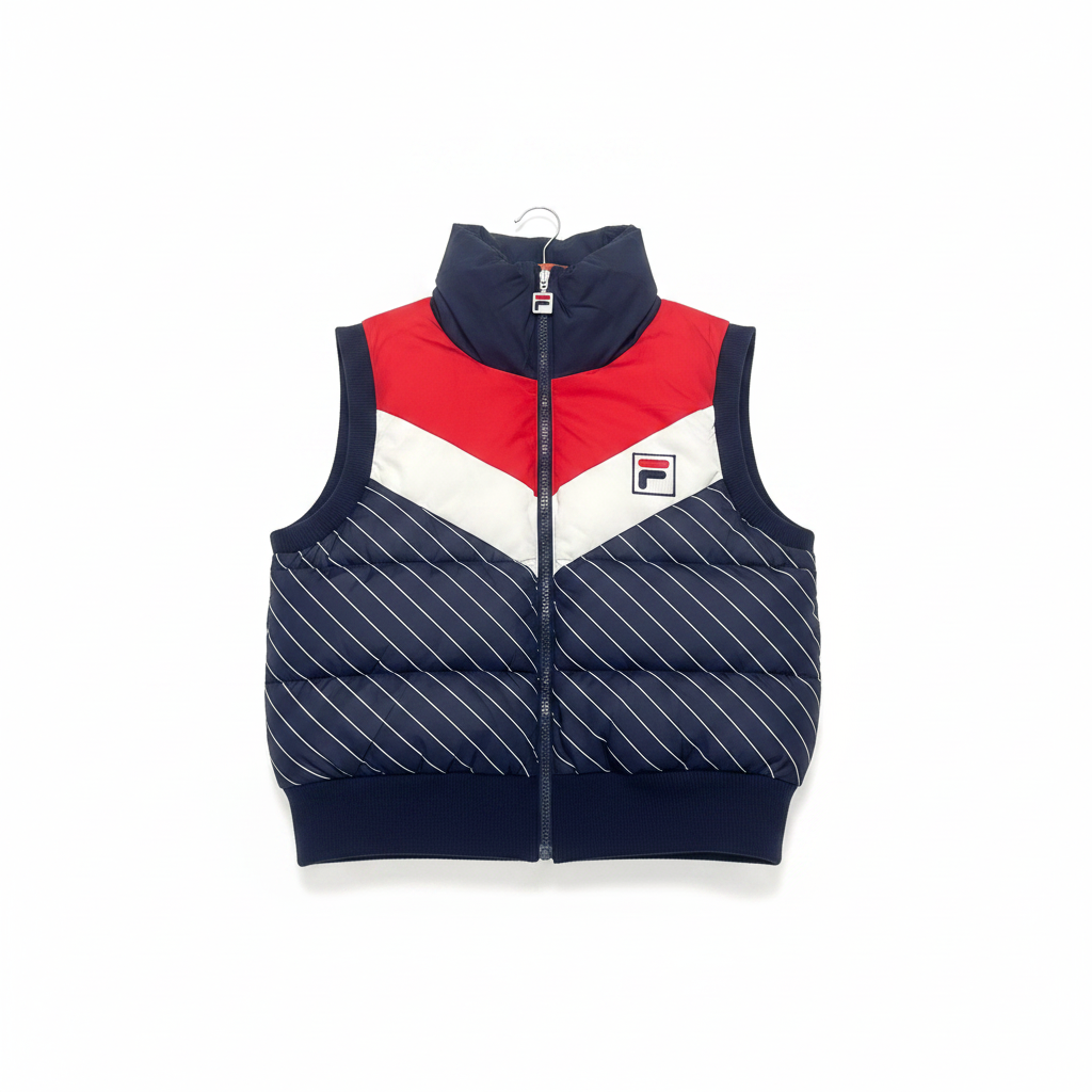 Fila Women's Quilted Gilet Diagonal Pattern(F22WF008) – Wholesale_2