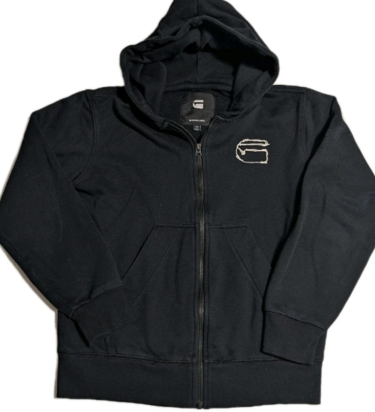 G-Star HOODIE BLACK ZIP BLACK SHERLAND FABRIC – Wholesale_3