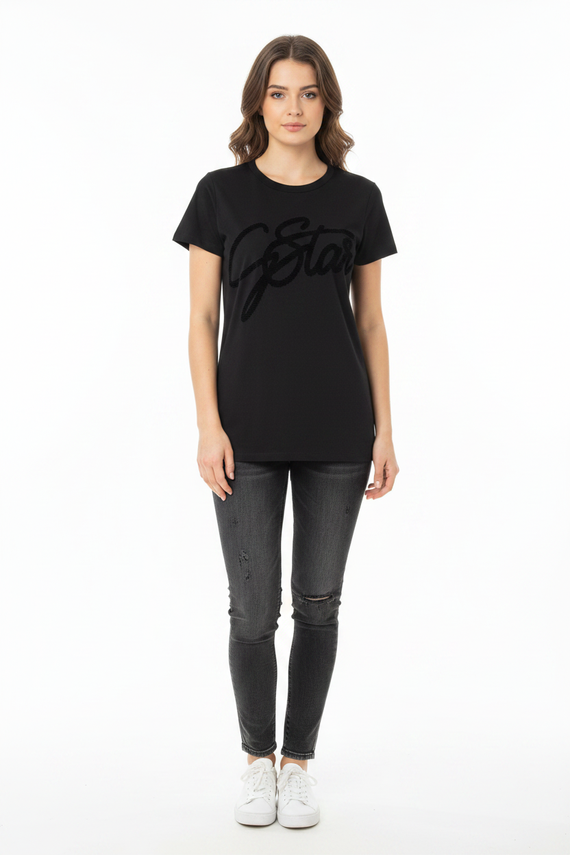G-Star Raw Graphic 2 R T Women DK Black T-Shirt Lyon Jersey O D11900-4107-6484 91 – Wholesale_5