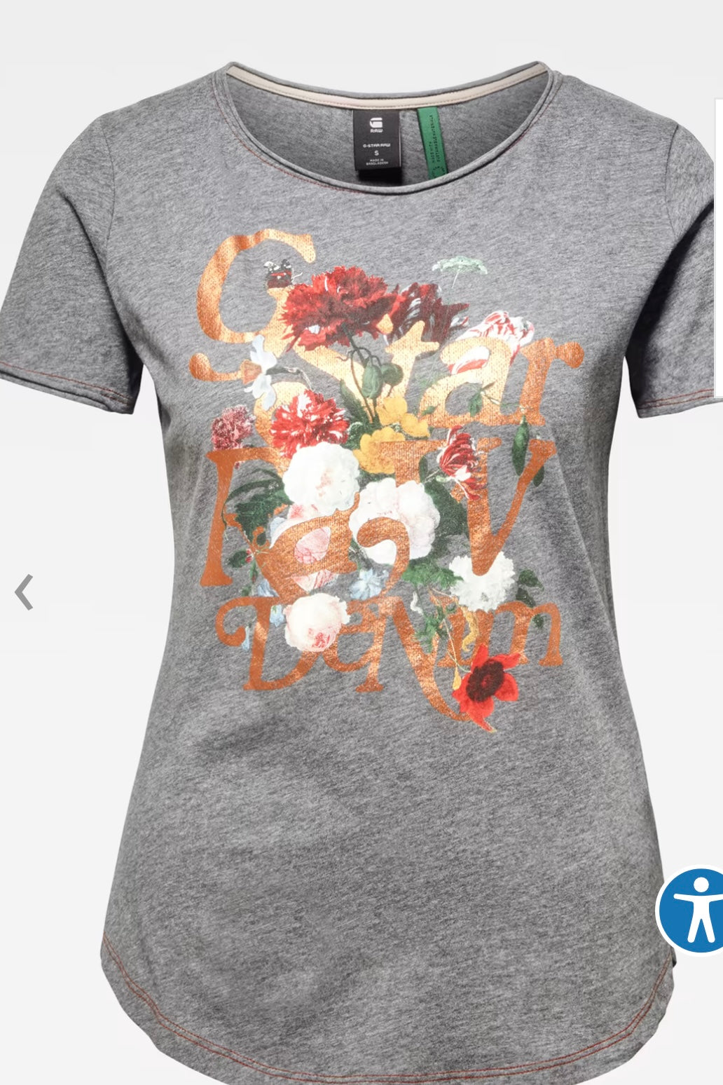 G-Star Raw Graphic 4 Optic Slim R T Grey Lyon Jersey O Women T-shirt – Wholesale_3