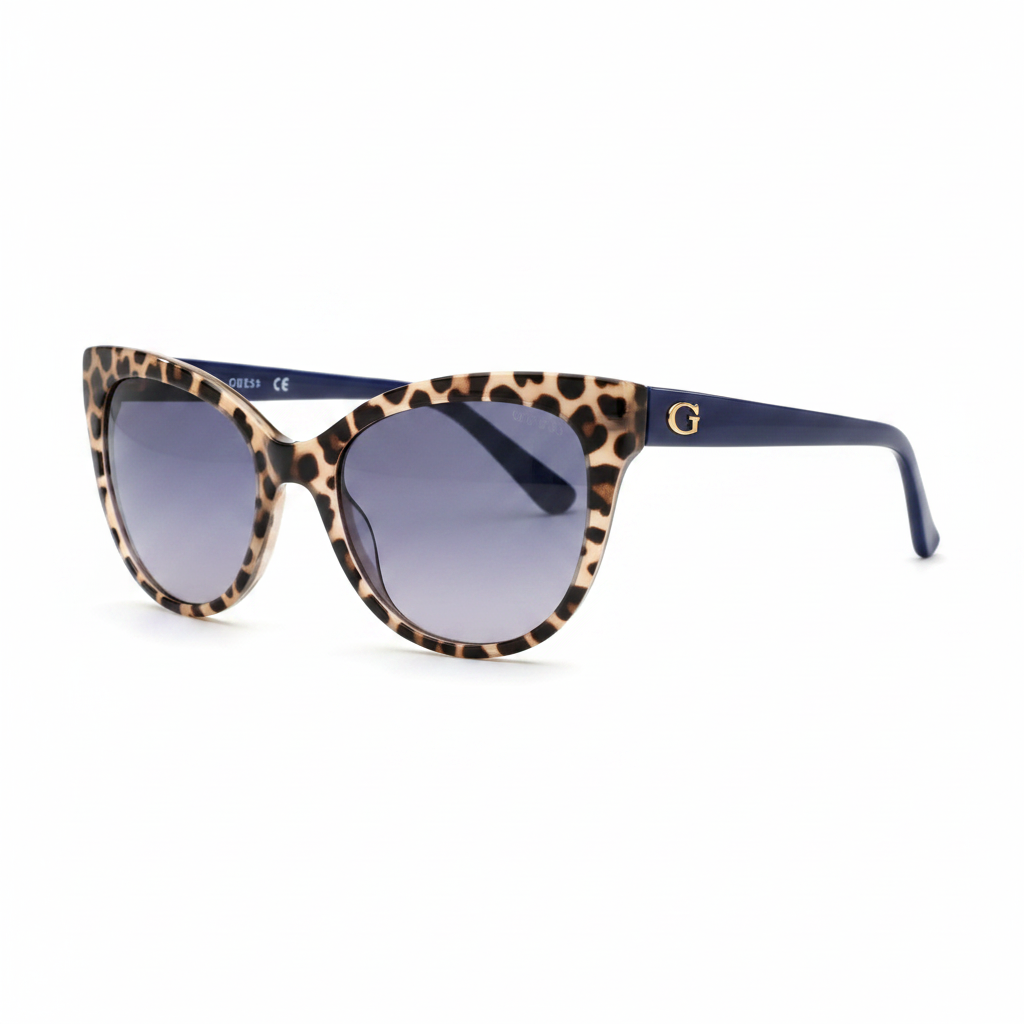 Guess GU7430 92B Sunglasses – Leopard Print / Blue Purple Gradient – Wholesale_6