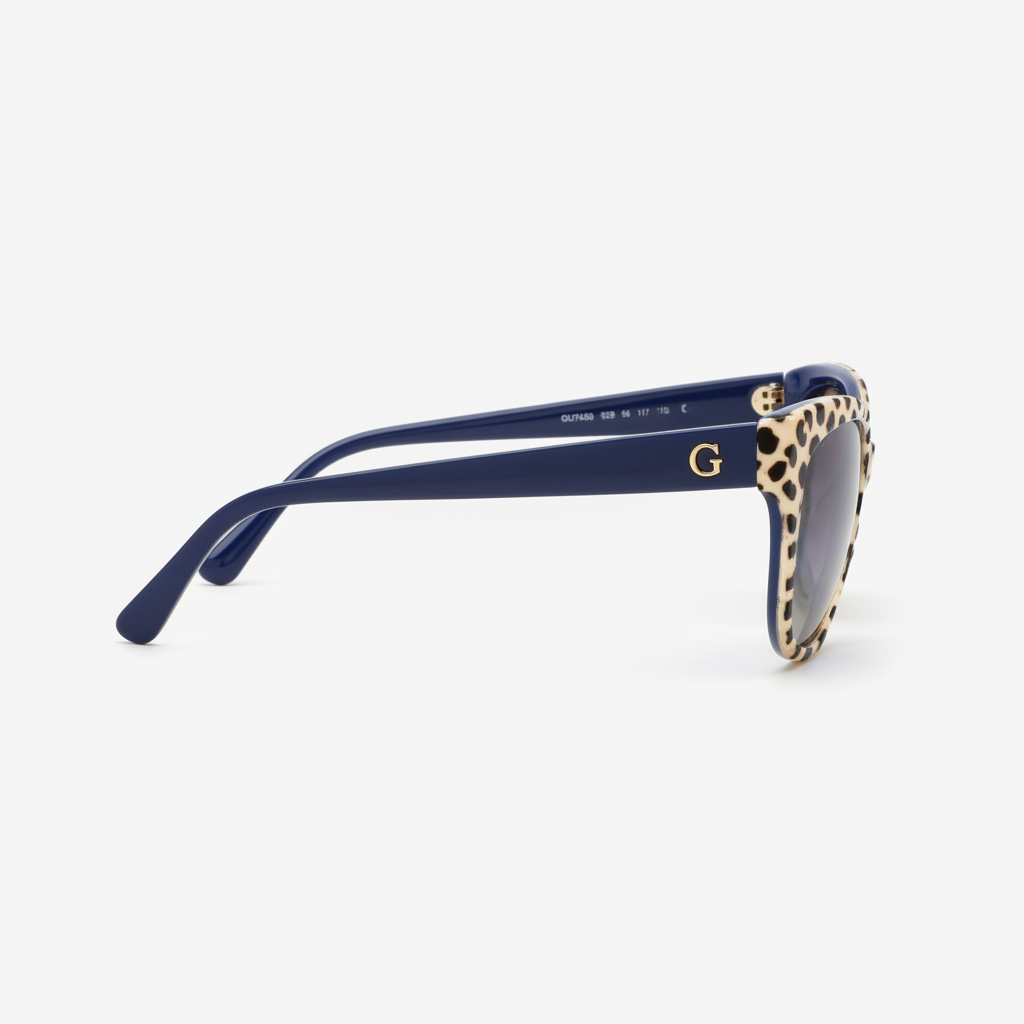 Guess GU7430 92B Sunglasses – Leopard Print / Blue Purple Gradient – Wholesale_5