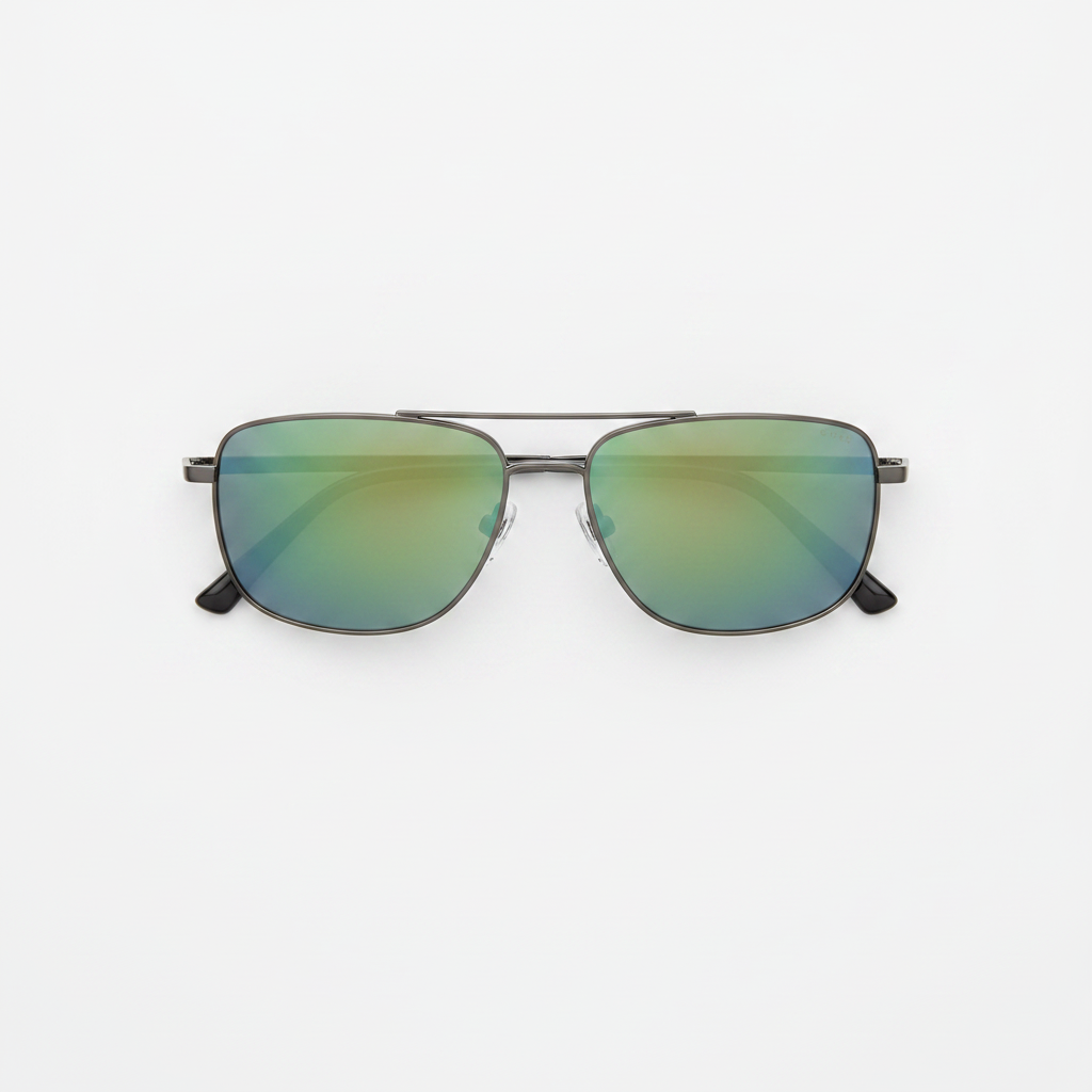 Guess Men's Sunglasses – Gunmetal / Green Mirror – Wholesale_5