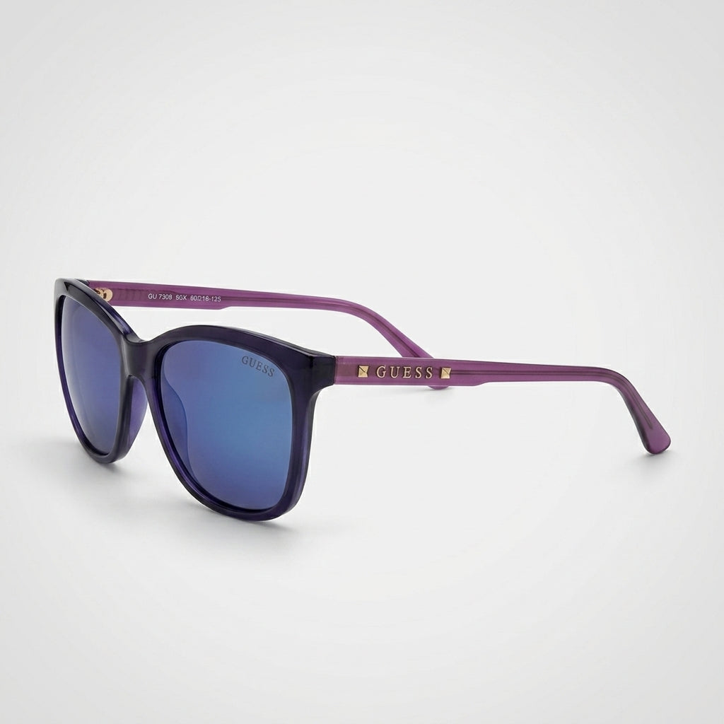 Guess Women GU7308 Square Sunglasses, Purple – Wholesale_5