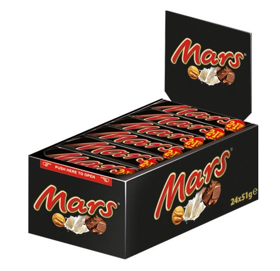 Mars imported chocolates bar 51g x 24 PCs – Wholesale