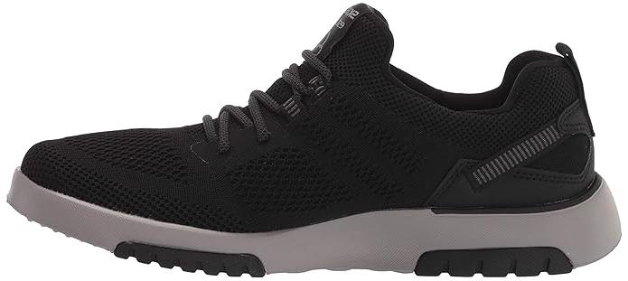 Skechers mens bellinger flat 2.0-coren lace slip on | black – wholesale