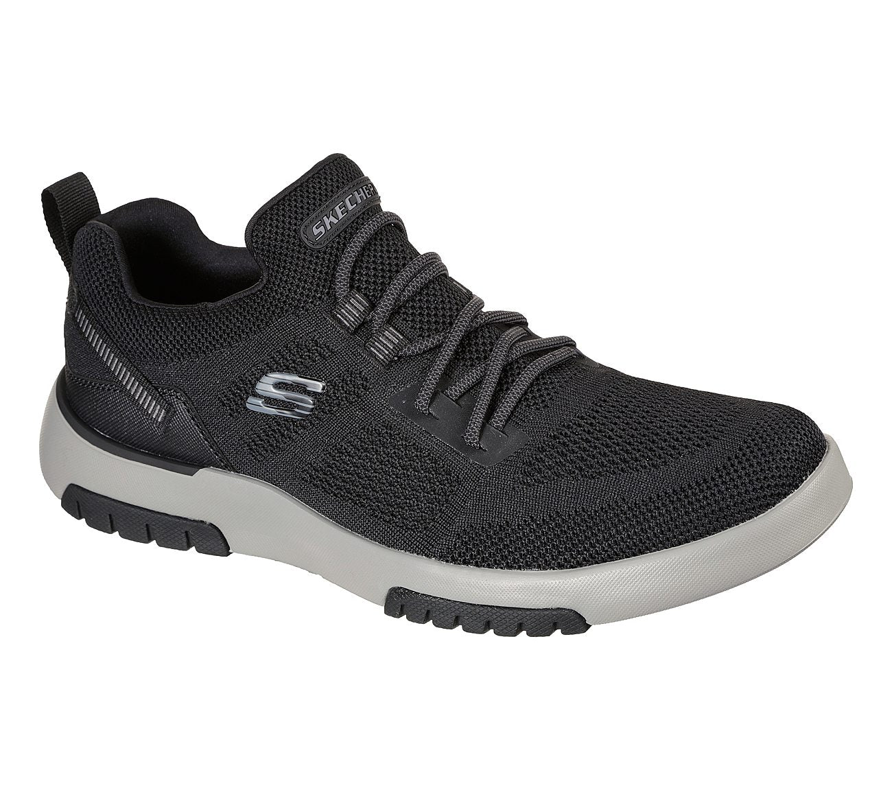 Skechers Mens Bellinger Flat 2.0-Coren Lace Slip On | Black – Wholesale_4