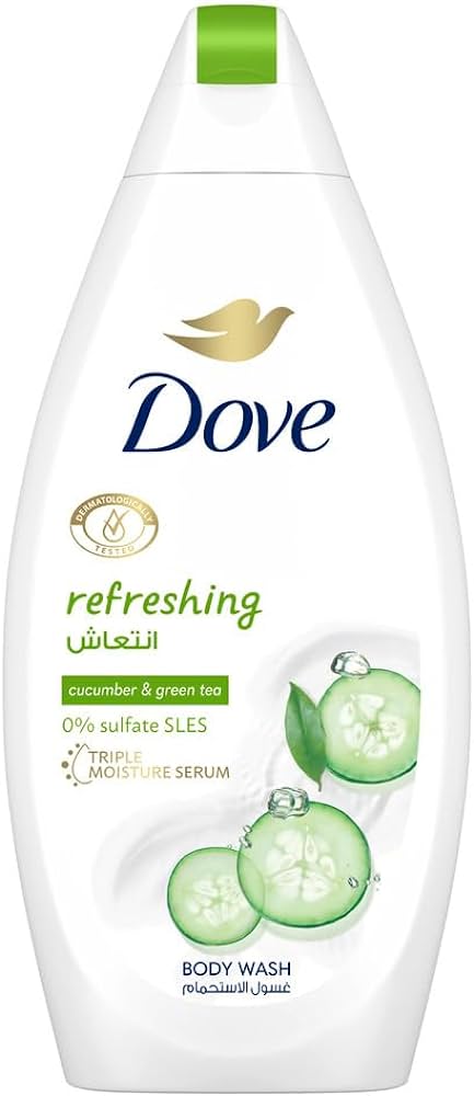 500 ML Dove Body Wash Cucumber & Green Tea Scent – Wholesale