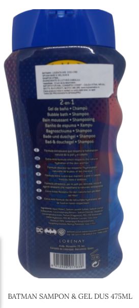 Batman Body Wash Bubble Gum Blasted Scented 12 Fl Oz (355ml) – Wholesale_5