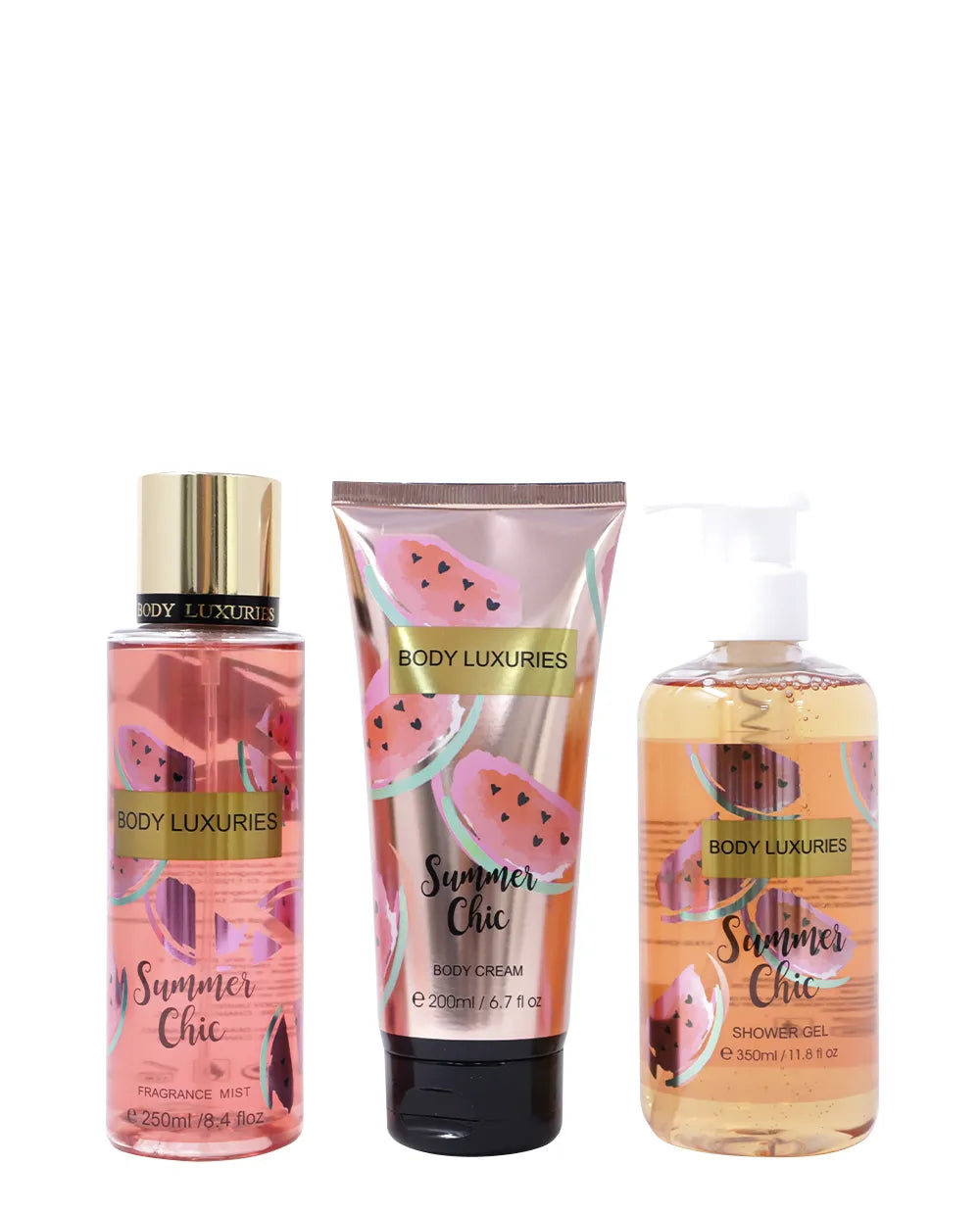 Body Luxuries Summer Chic body wash set – Wholesale
