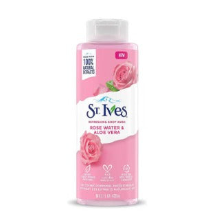 Body Wash Refreshing Cleanser Rose Water & Aloe Vera Made Natural Extracts 22 Oz Multicolour 650 ml – Wholesale_3