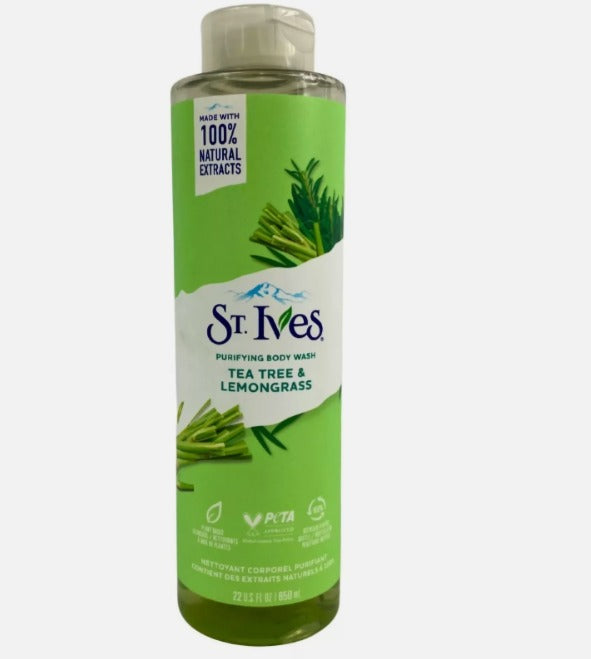 St. Ives - Tea Tree & Lemongrass Purifying Body Wash 22 Fl Oz NEW – Wholesale